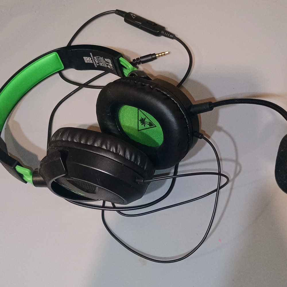 Turtle Beach Gaming Headset Black and Green